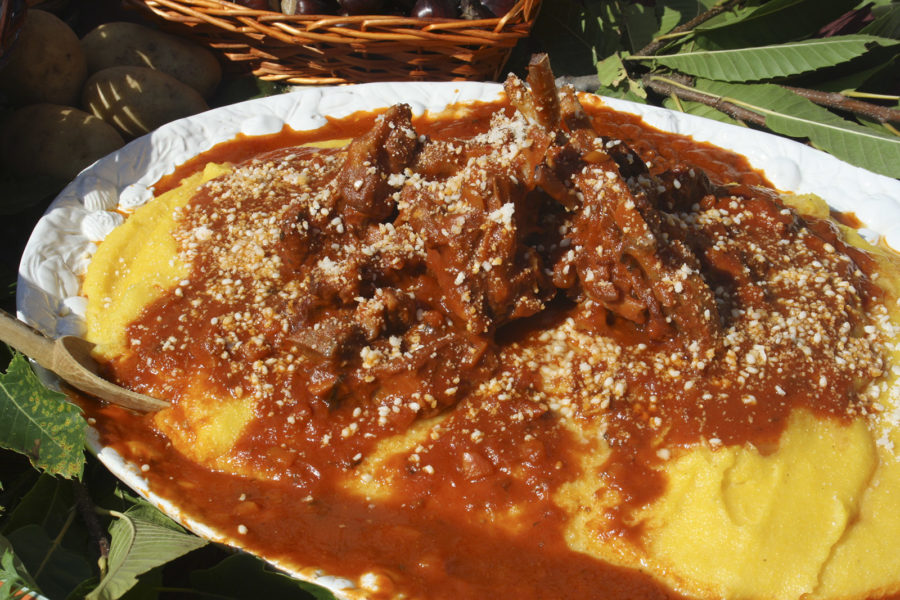 Polenta con Spunature