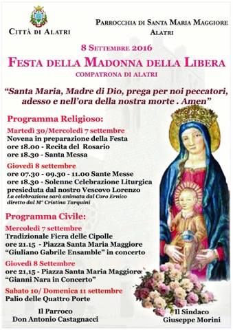 madonna libera2016