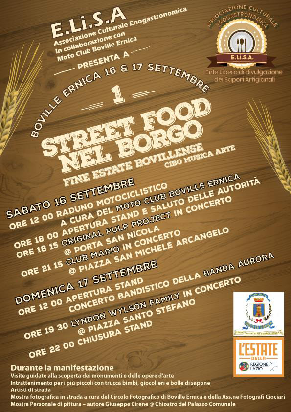 Street Food nel Borgo a Boville Ernica