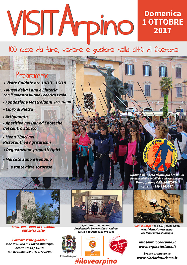 Visita Arpino Ottobre 2017