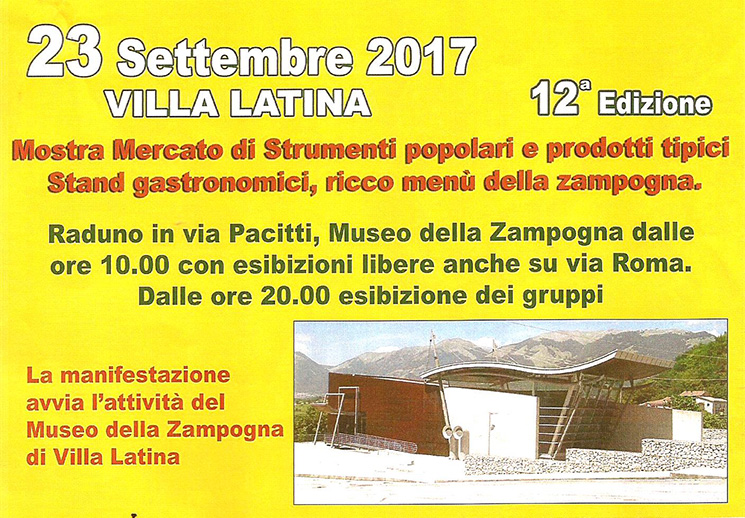 Festival della Zampogna 2017 Villa Latina