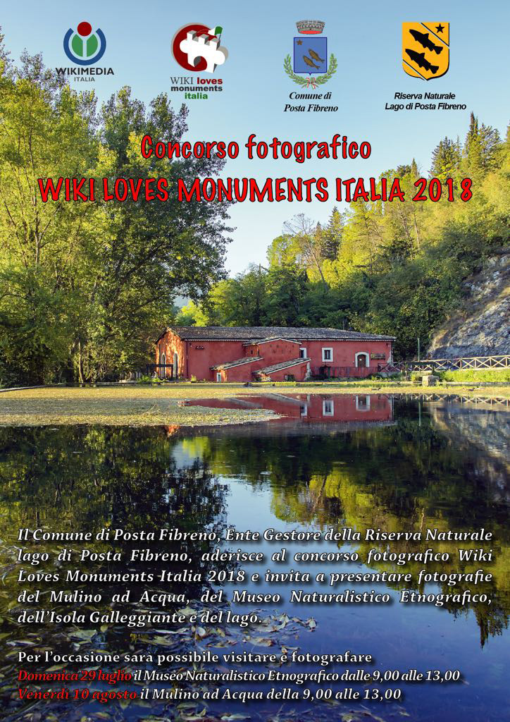 Wiki Loves Monuments Italia POsta Fibreno