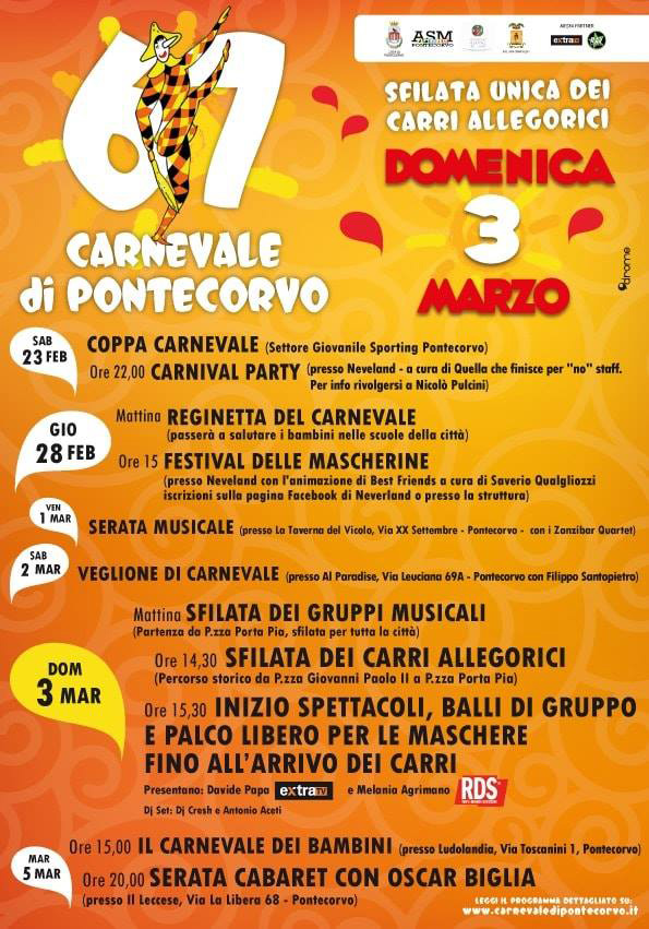 Carnevale Pontecorvo 2019