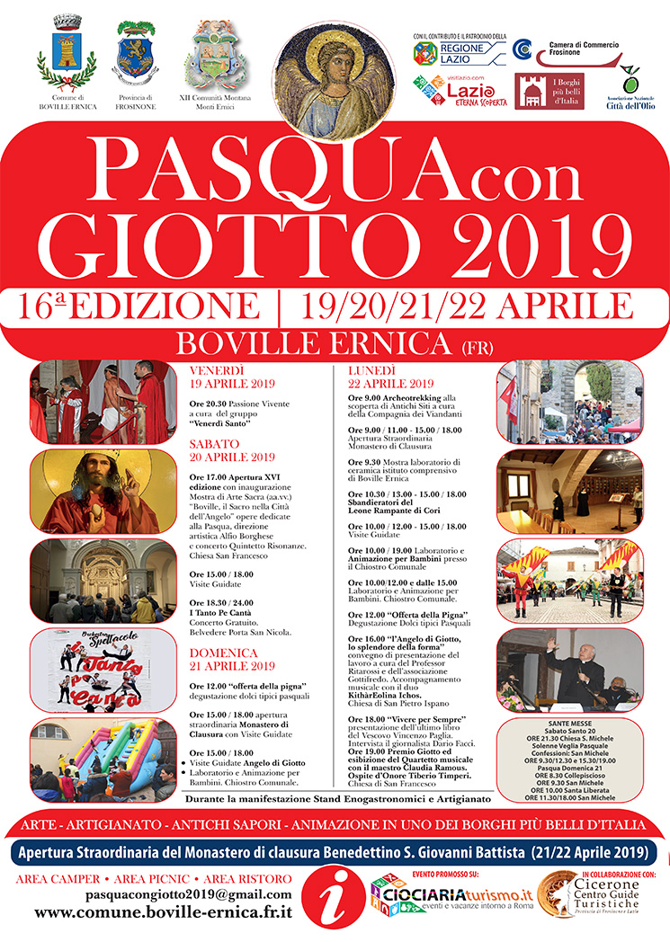 Pasqua con Giotto 2019 Programma
