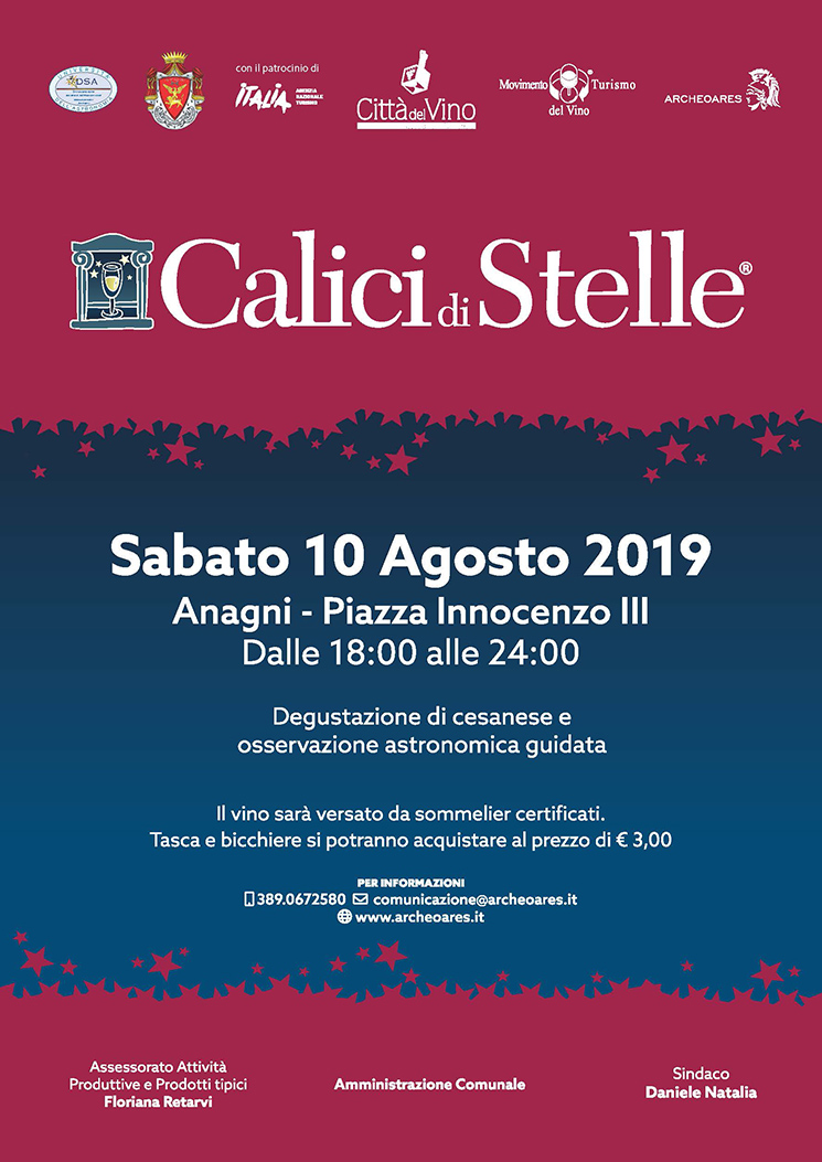 Calici di Stelle - Anagni 2019