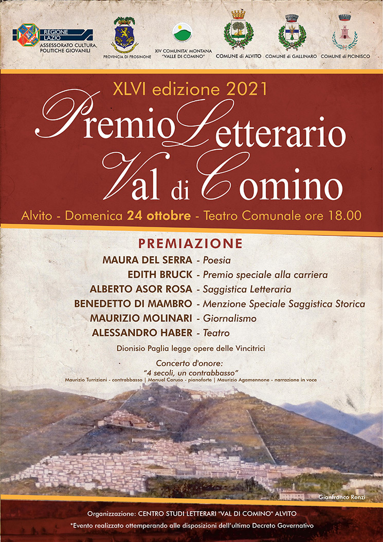 Premio Valle di Comino 2021
