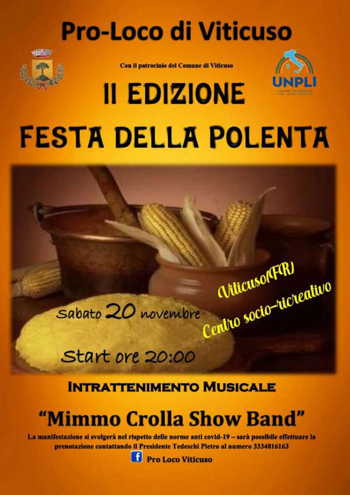 Festa della Polenta Viticuso 2021