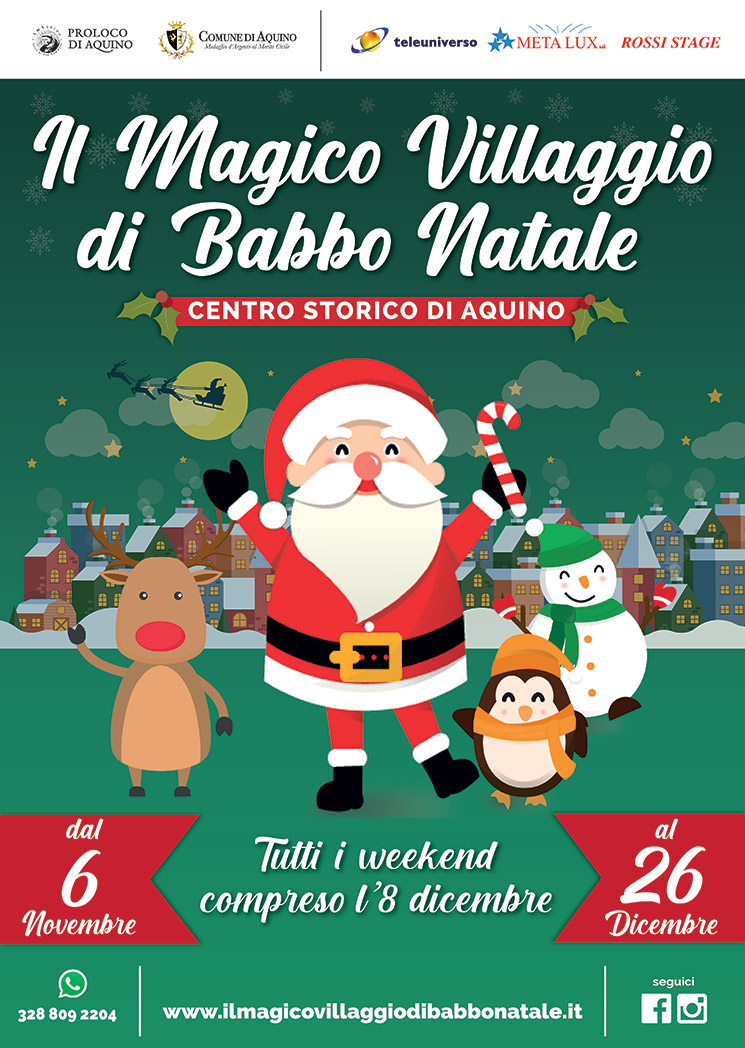 Il Magico Villaggio di Babbo Natale Aquino