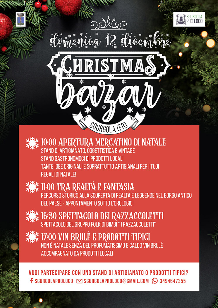 Christmas Bazar Sgurgola 2021