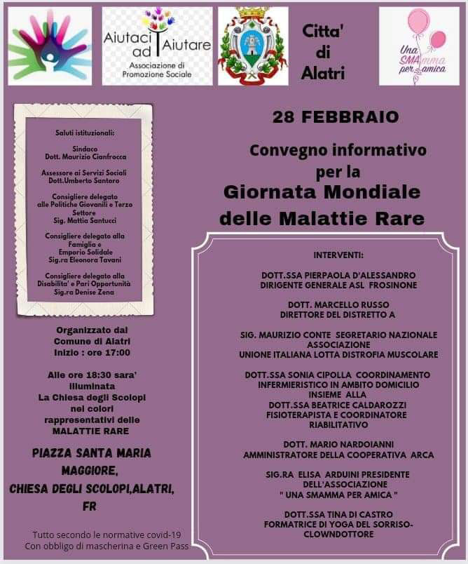 Convegno informativo sulle Malattie Rare