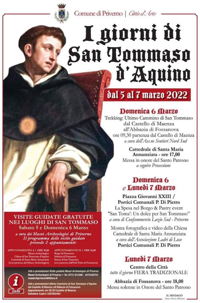 I Giorni di San Tommaso d'Aquino