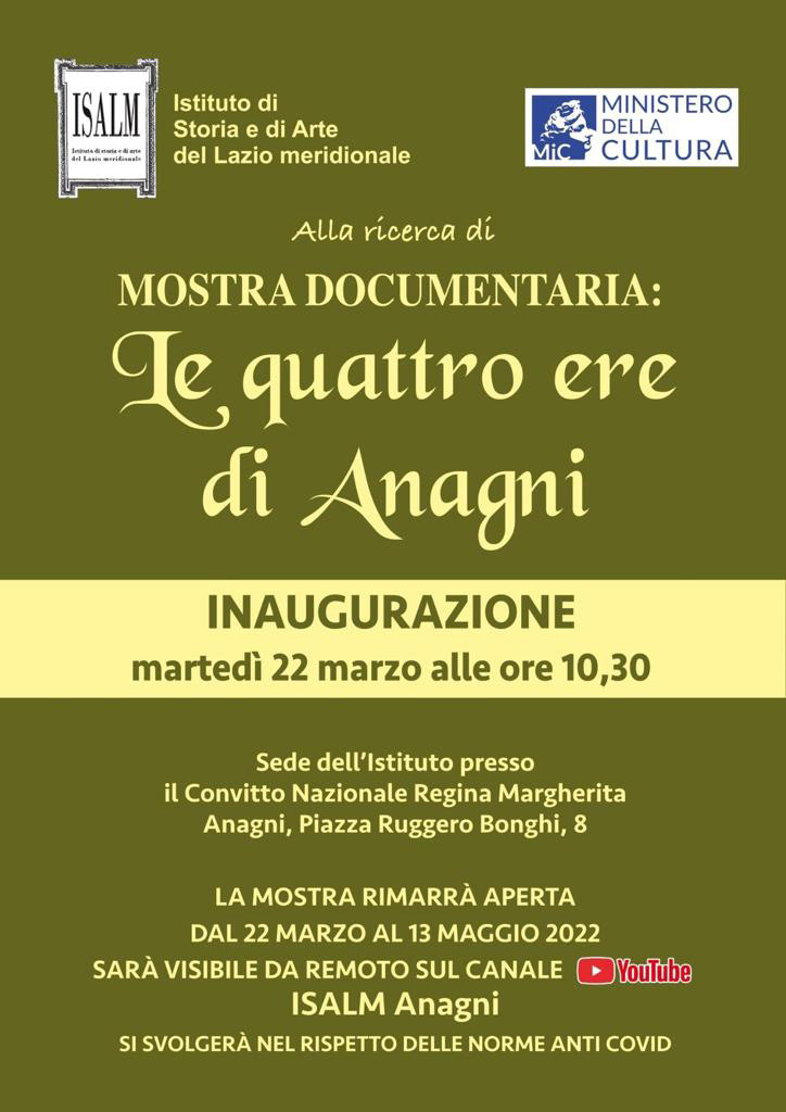 Mostra Le quattro ere di Anagni