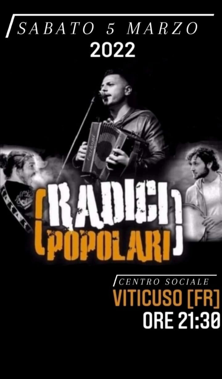 Radici Popolari in concerto a Viticuso