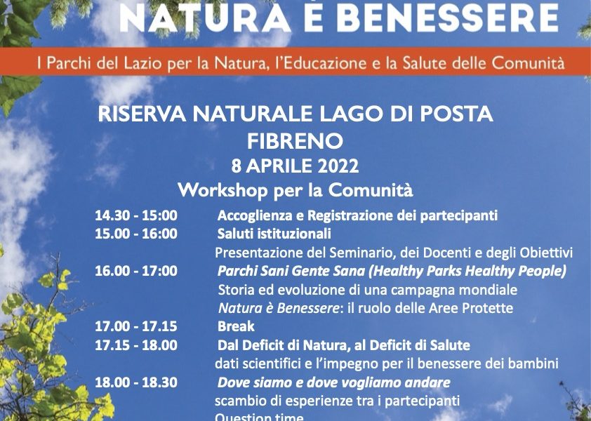 Workshop Informativo “NèB - Natura è Benessere..."