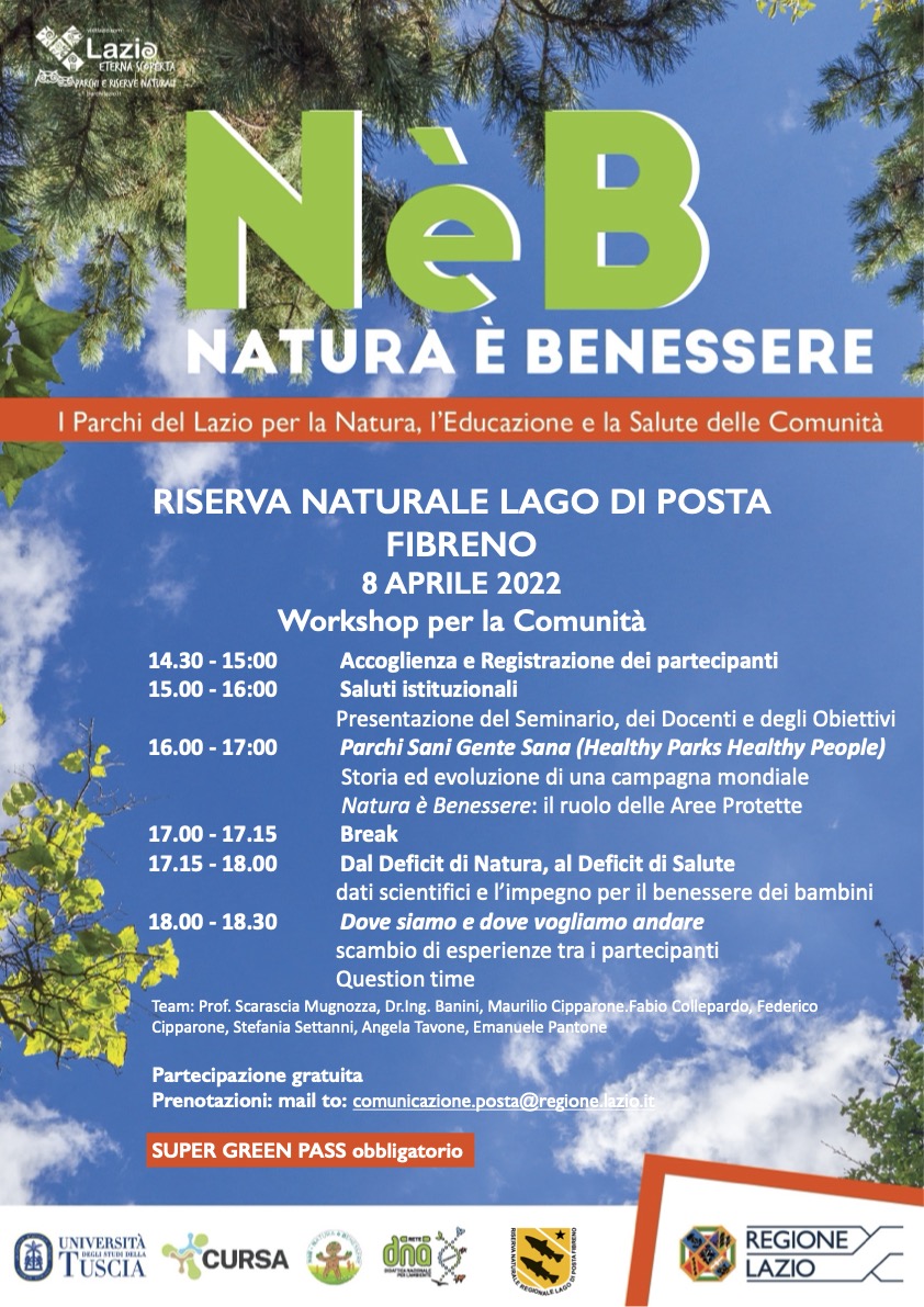 Workshop Informativo “NèB - Natura è Benessere..."