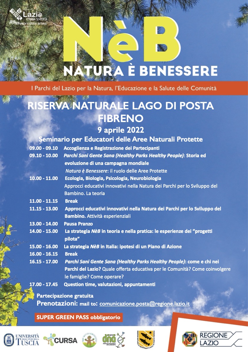 Workshop Informativo “NèB - Natura è Benessere..."