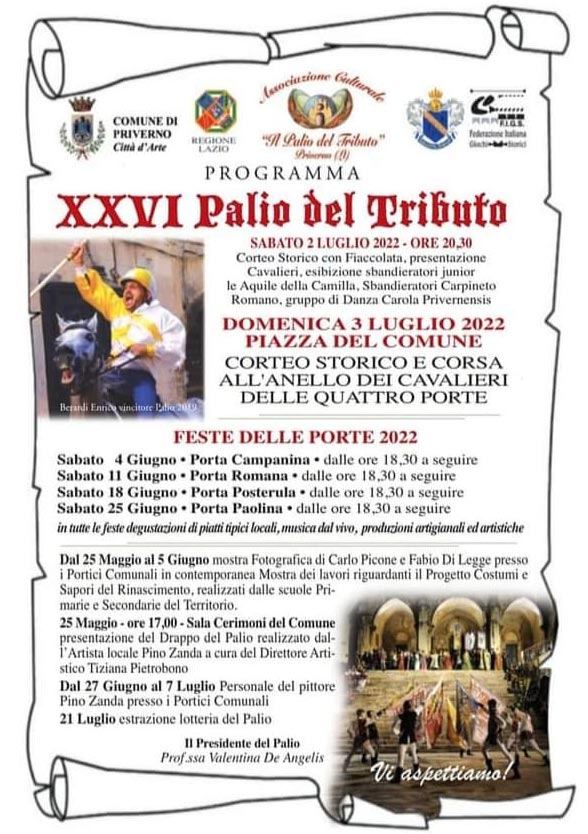 Palio del Tributo Priverno 2022