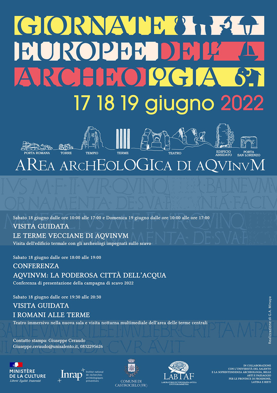 Le Giornate Europee dell'Archeologia ad Aquinum