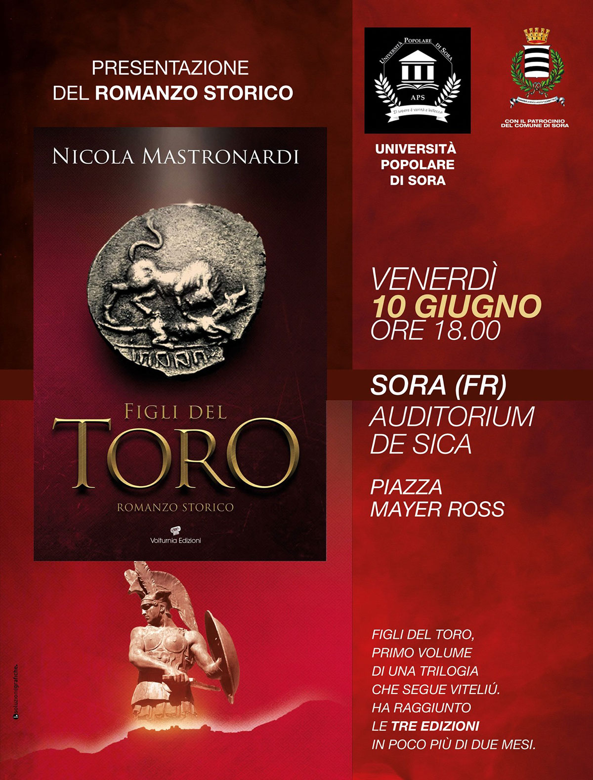 Presentazione romanzo "Figli del Toro" - Sora