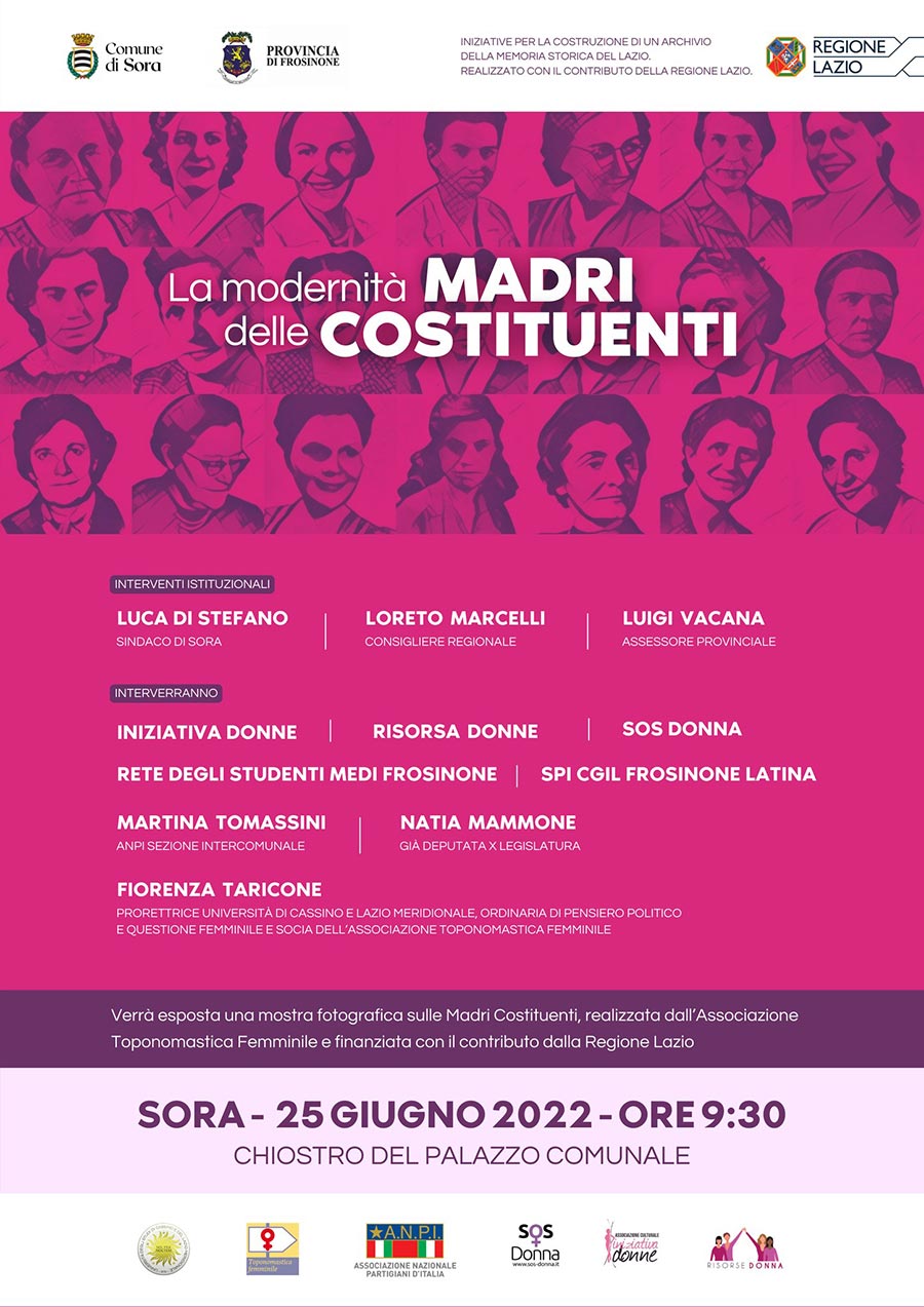 La modernità delle madri costituenti - Sora 2022