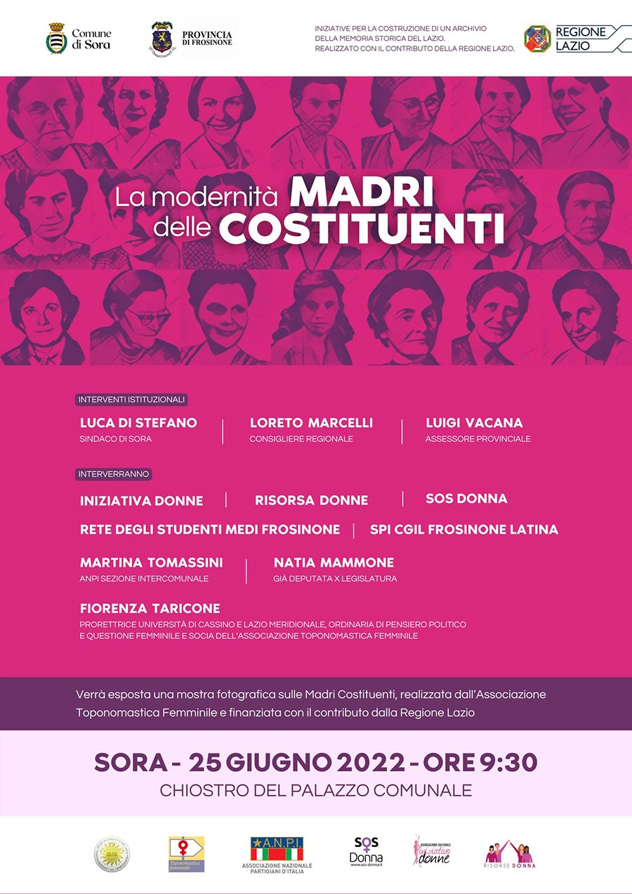 La modernità delle madri costituenti - Sora 2022