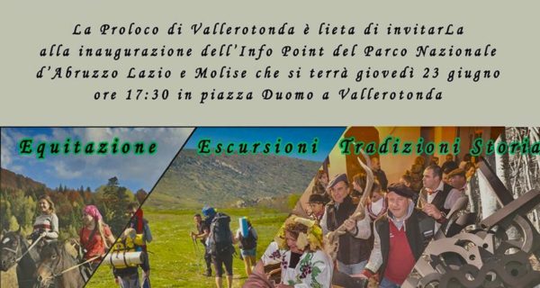 Info Point Parco Nazionale d'Abruzzo Lazio e Molise a Vallerotonda