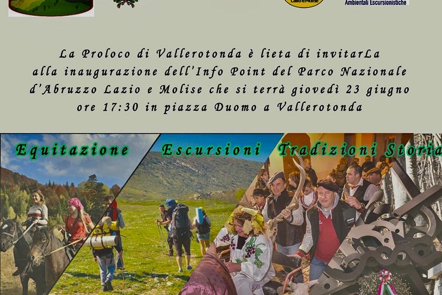 Info Point Parco Nazionale d'Abruzzo Lazio e Molise a Vallerotonda