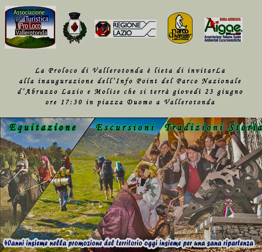 Info Point Parco Nazionale d'Abruzzo Lazio e Molise a Vallerotonda