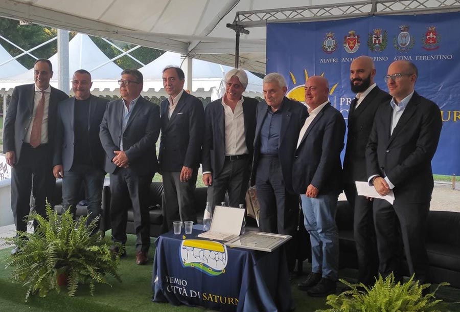 Premio Città di Saturno 2022 conferito a Maurizio Stirpe