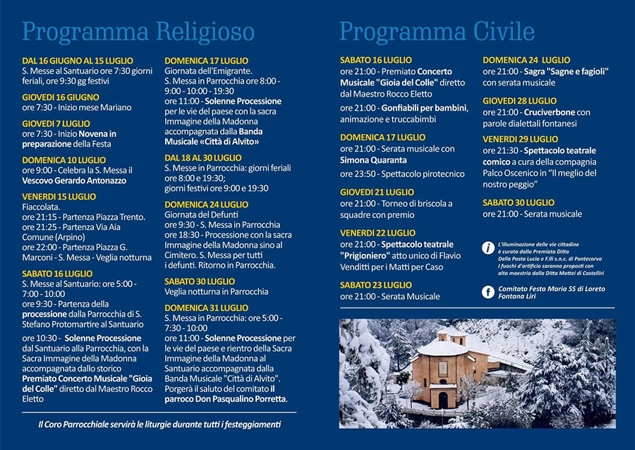 Festeggiamenti di Maria Santissima di Loreto