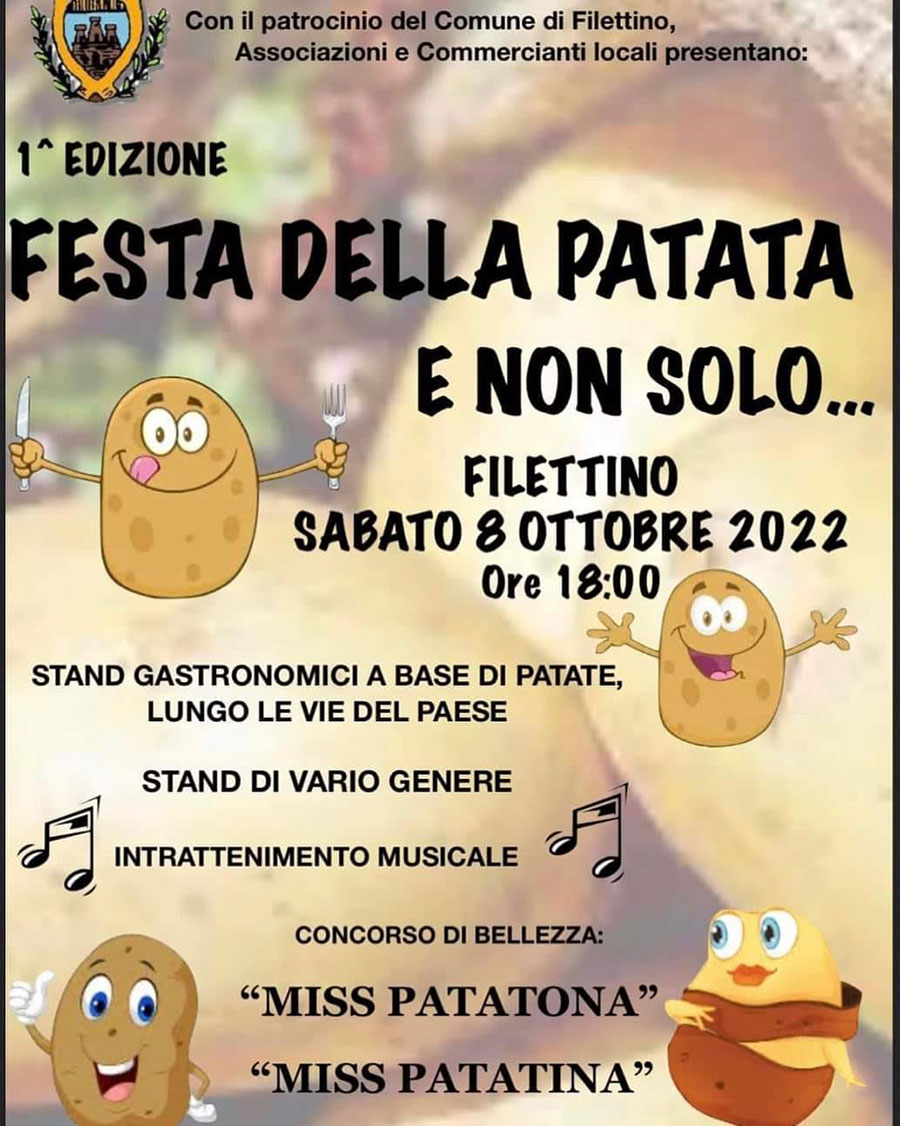Festa della Patata Filettino 2022
