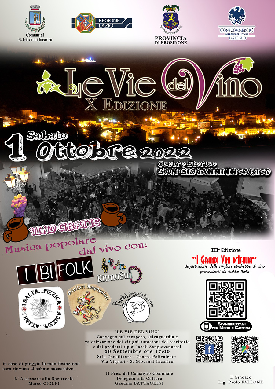 Le Vie del Vino 2022 - San Giovanni Incarico