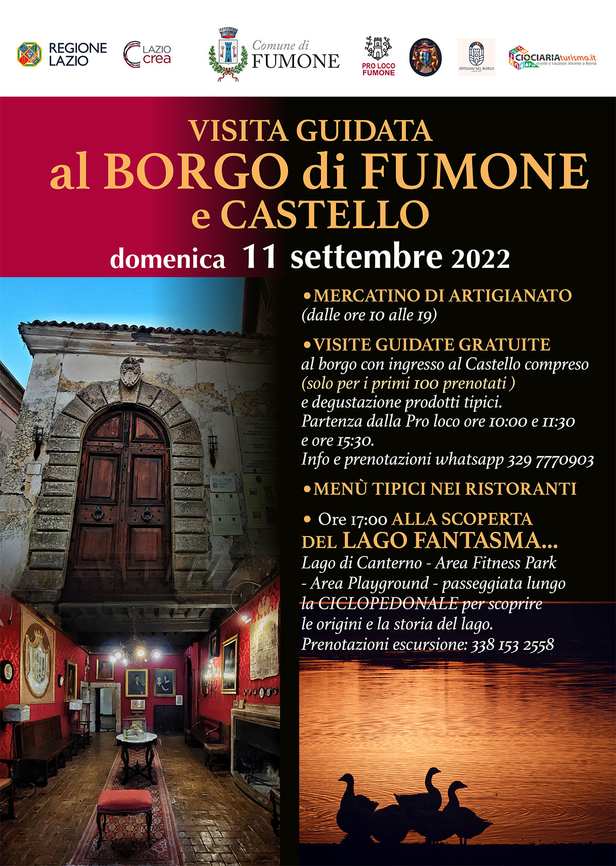 Visita guidata al borgo di Fumone e al Castello