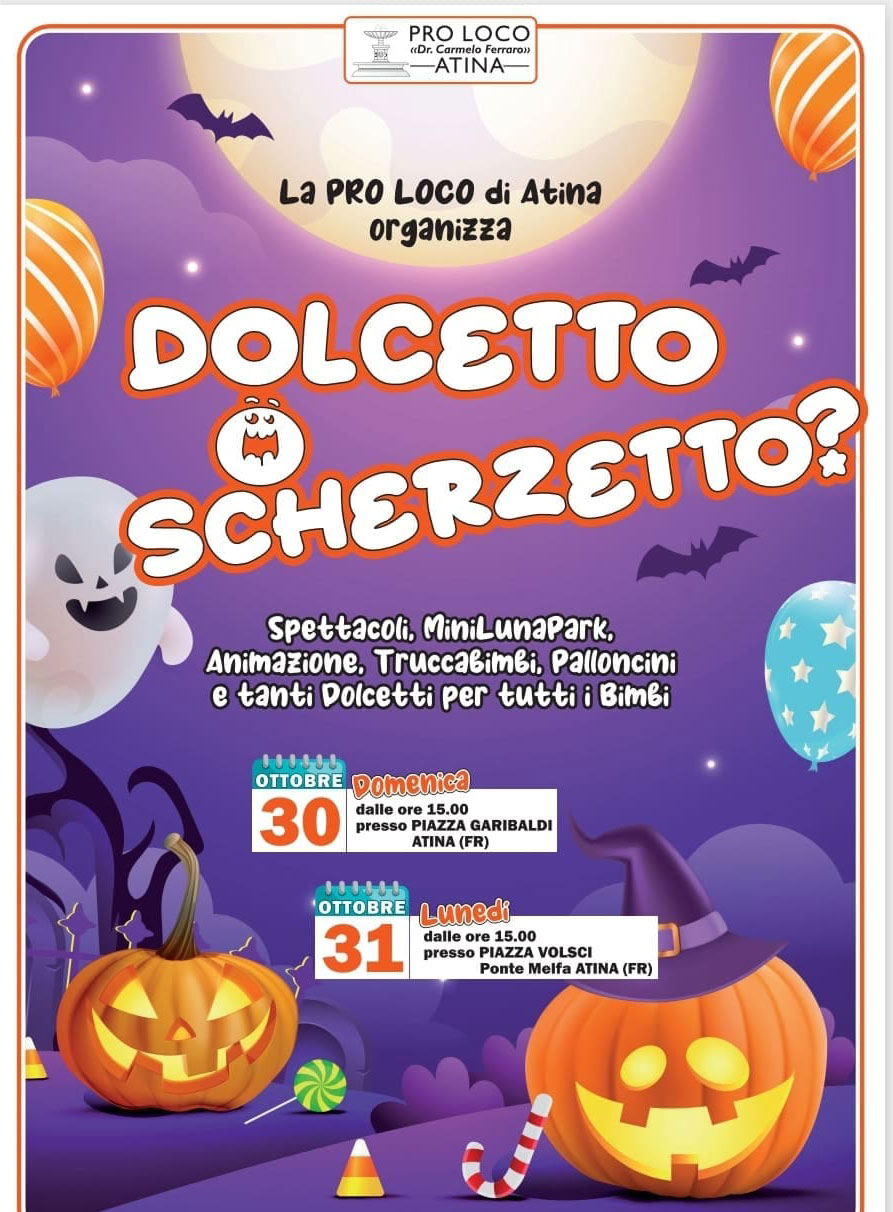 Dolcetto o Scherzetto Atina 2022