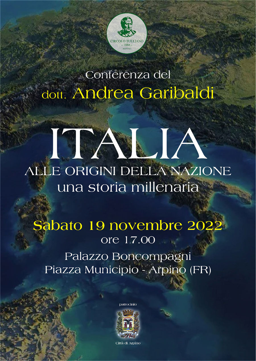 Conferenza Italia alle origini della Nazione