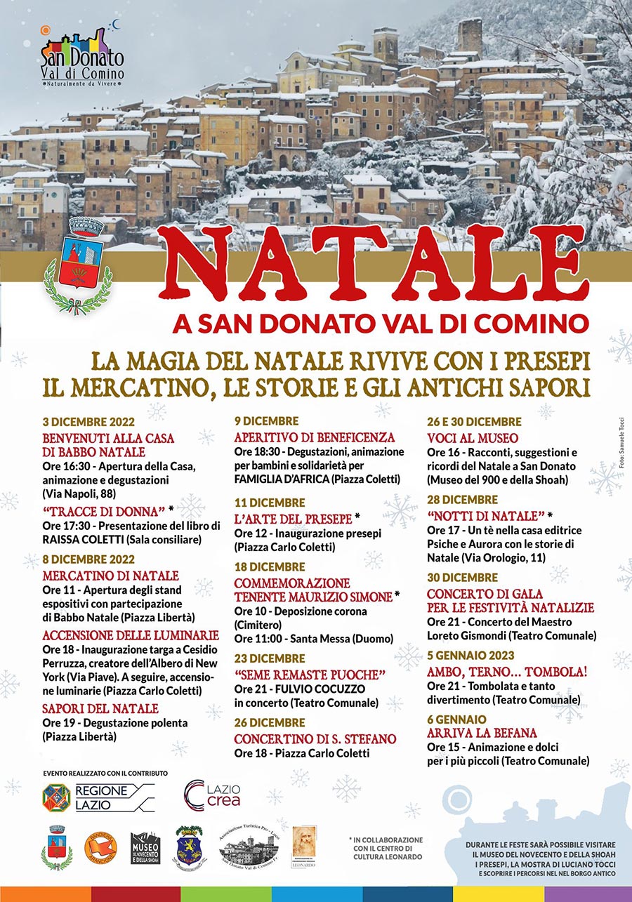 Natale a San Donato Val di Comino 2022