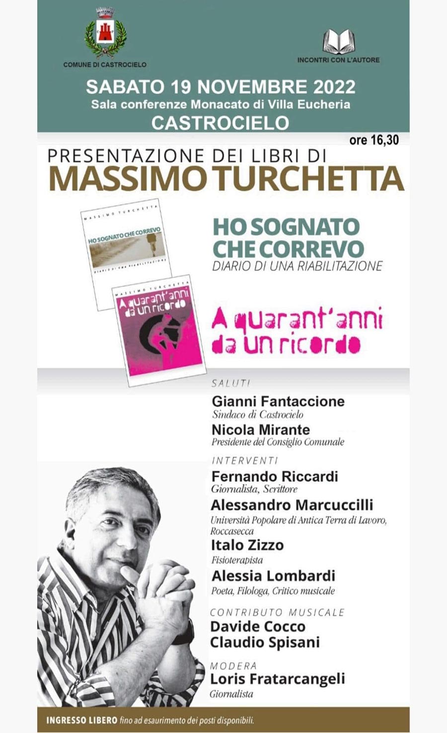 Presentazione libri di Massimo Turchetta - Benvenuti in Ciociaria in ...