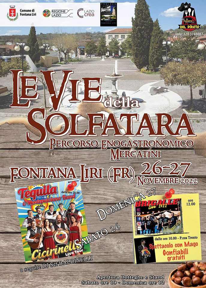 Le Vie della Solfatara Fontaba Liri 2022