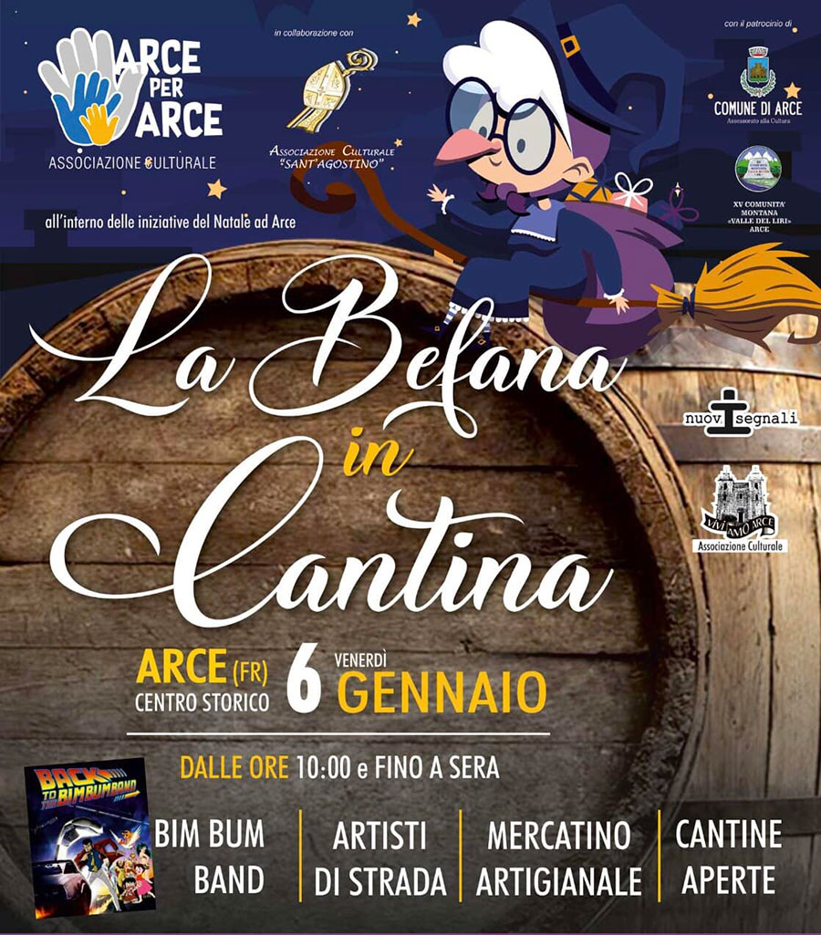 La Befana in Cantina Arce 2022