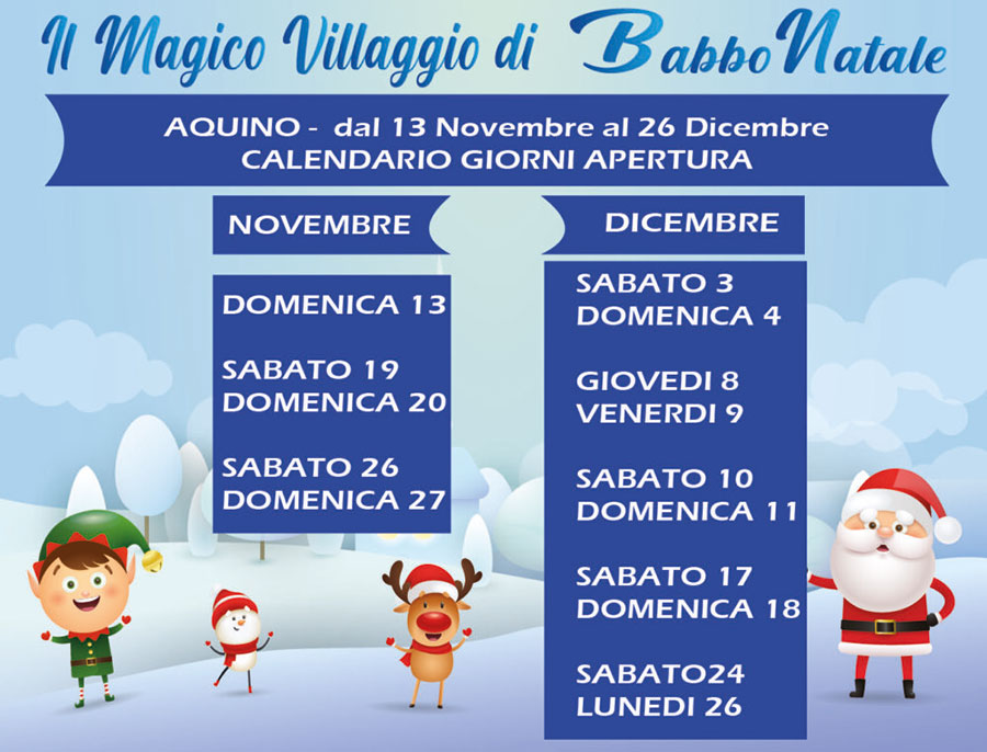 Il Magico Villaggio di Babbo Natale 2022