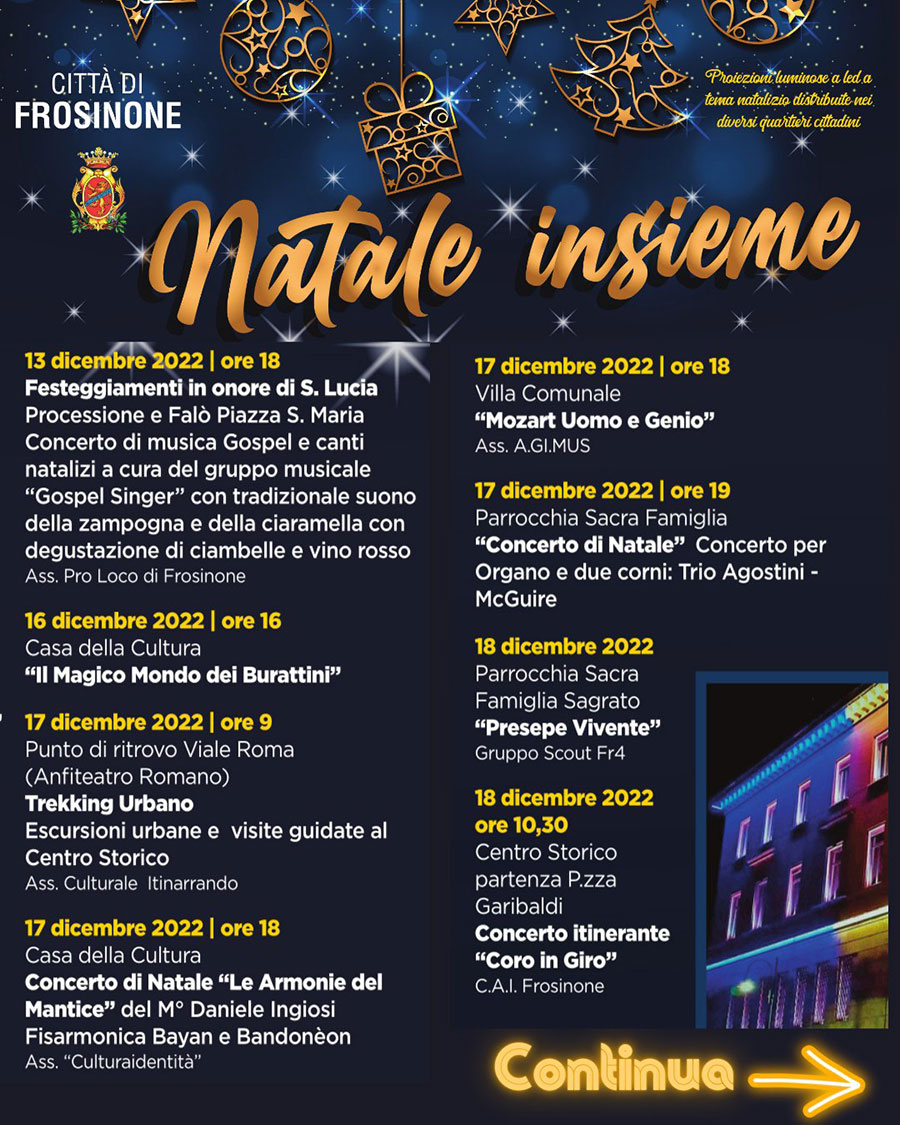 Natale Insieme a Frosinone 2022