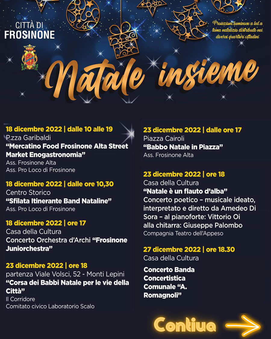 Natale Insieme a Frosinone 2022