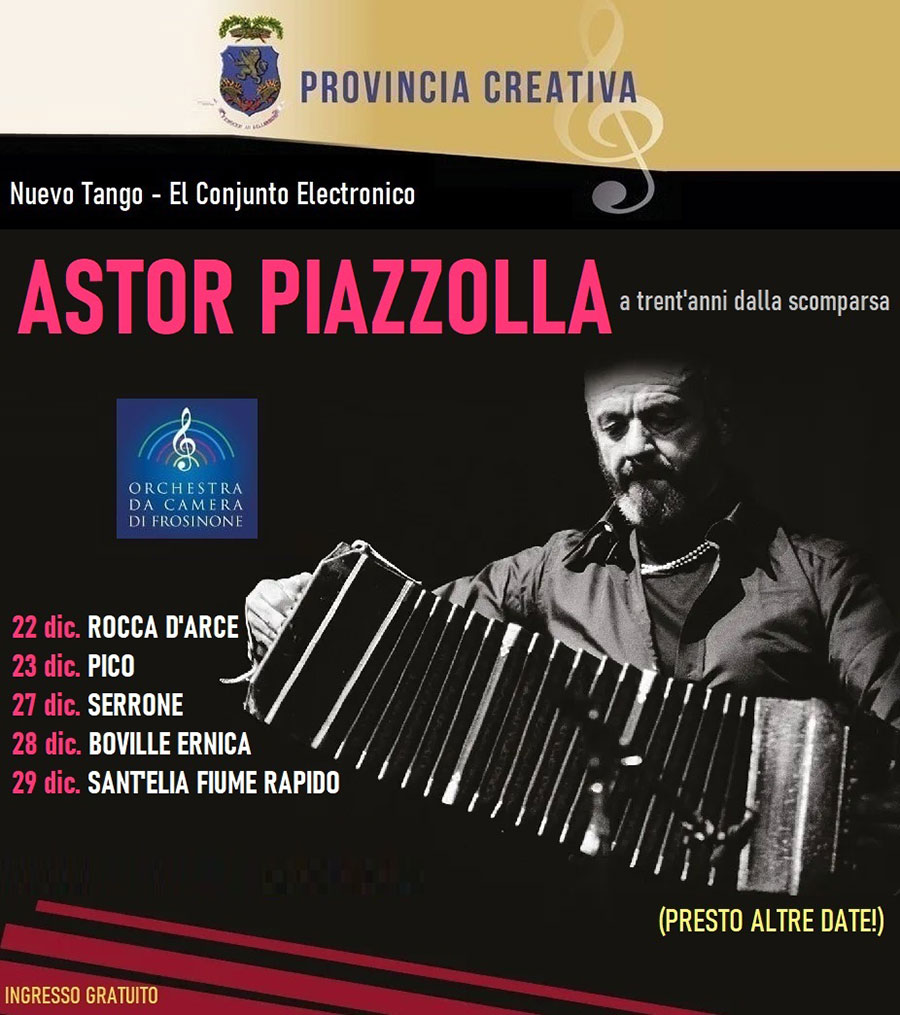 Astor Piazzolla Provincia Creativa
