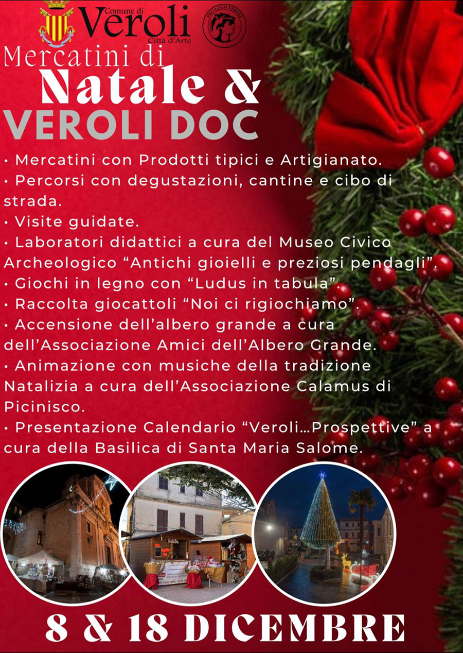 Mercatini di Natale - Veroli 2022