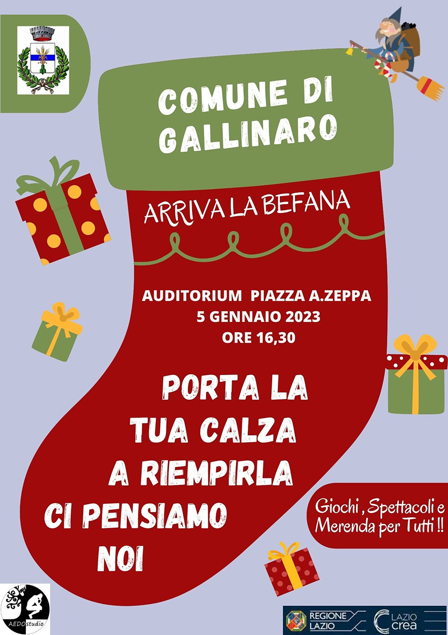 Arriva la Befana agllinaro 2023