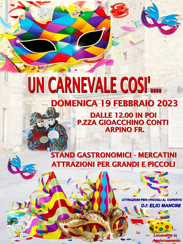 Un Carnevale Così