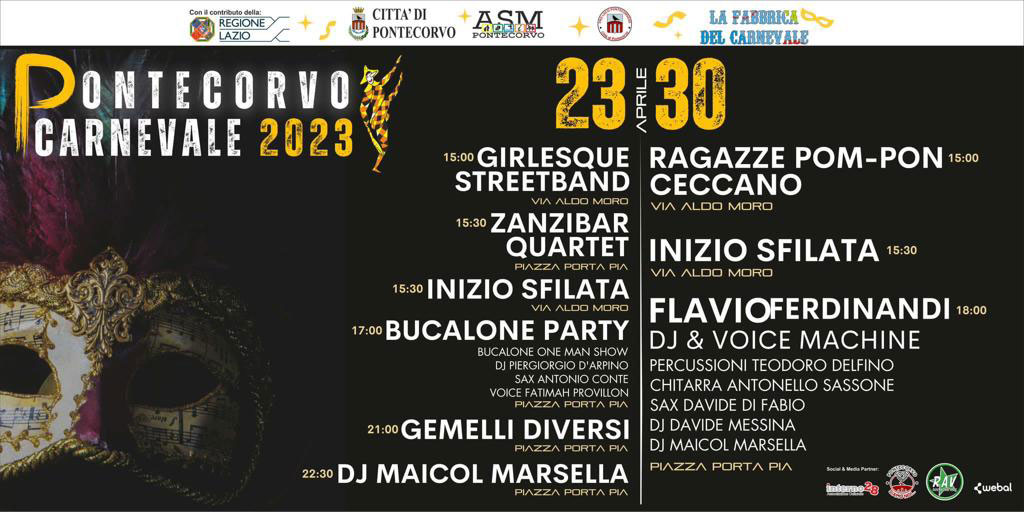 Carnevale di Pontecorvo 2023
