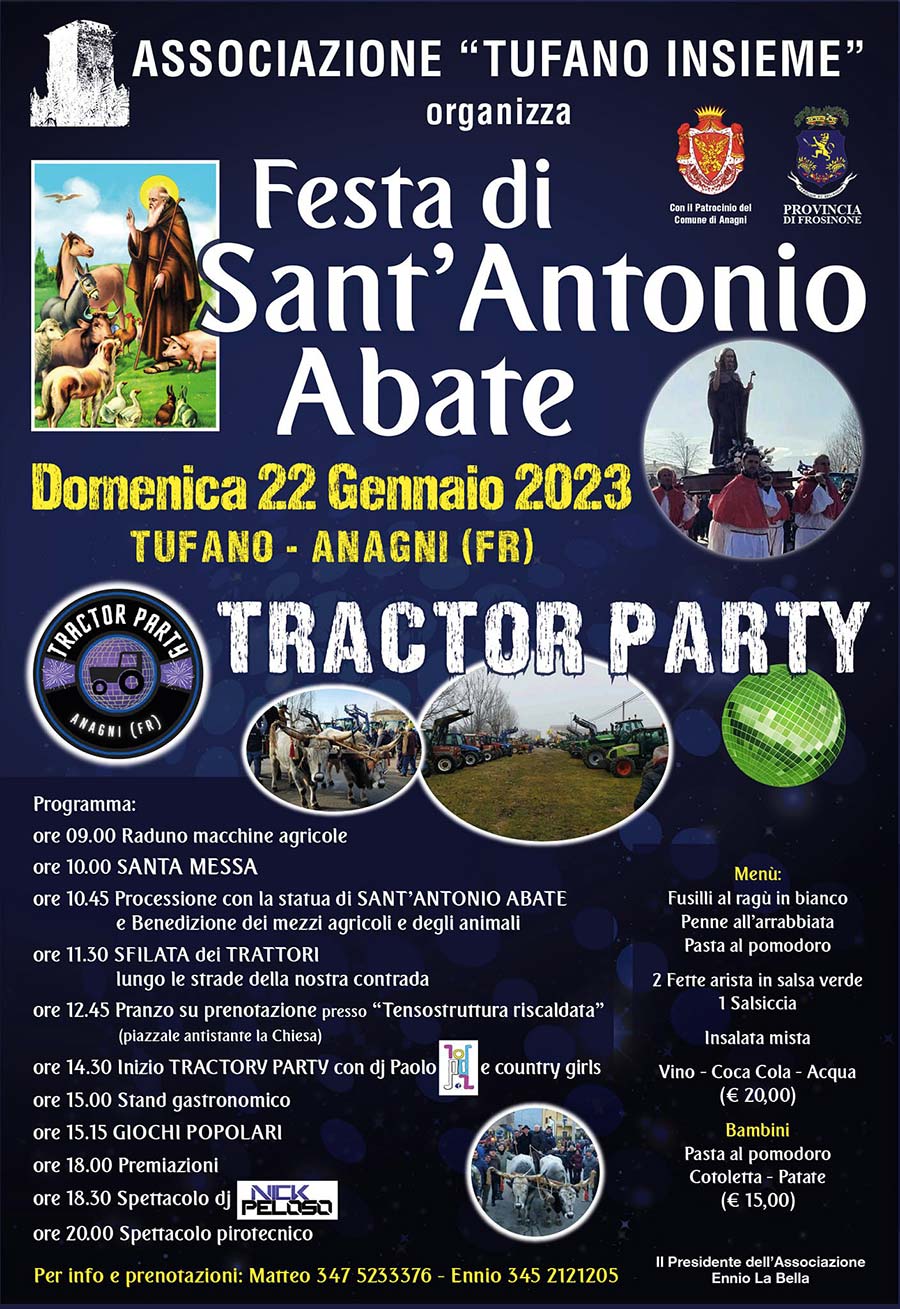 Festa di Sant'Antonio Abate Anagni 2023