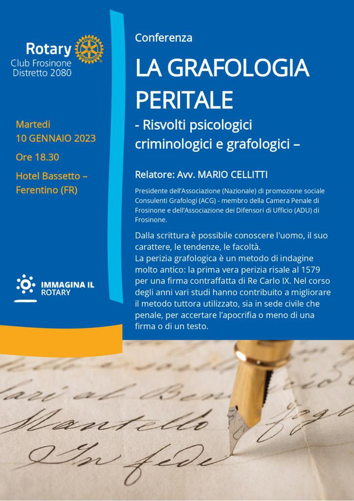 La Grafologia Peritale - Risvolti psicologici criminologici e grafologici