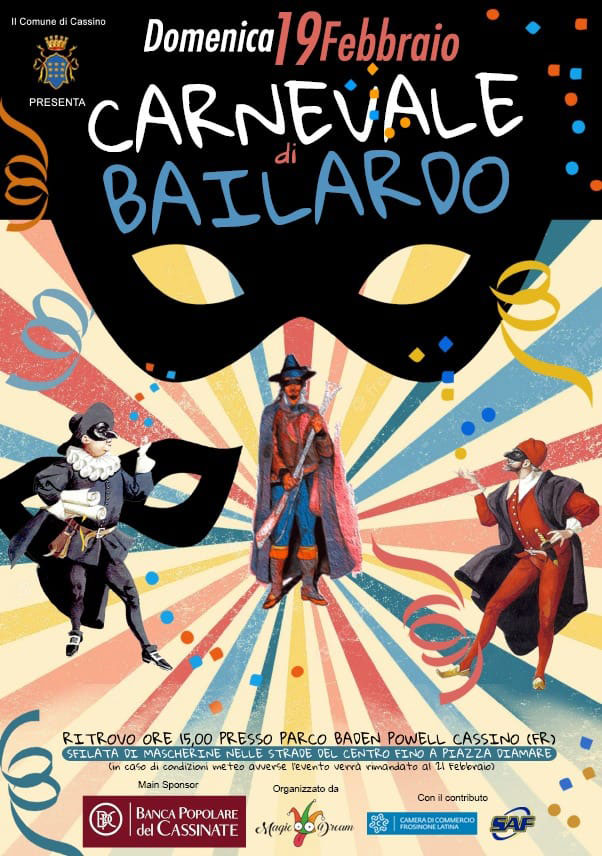 Carnevale di Bailardo Cassino 2023